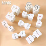 50PCS Hair Clip Paperboard Headdress Material