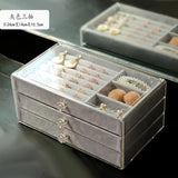 Earring Box PU Leather Jewellery Storage Case
