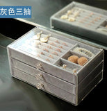 Earring Box PU Leather Jewellery Storage Case