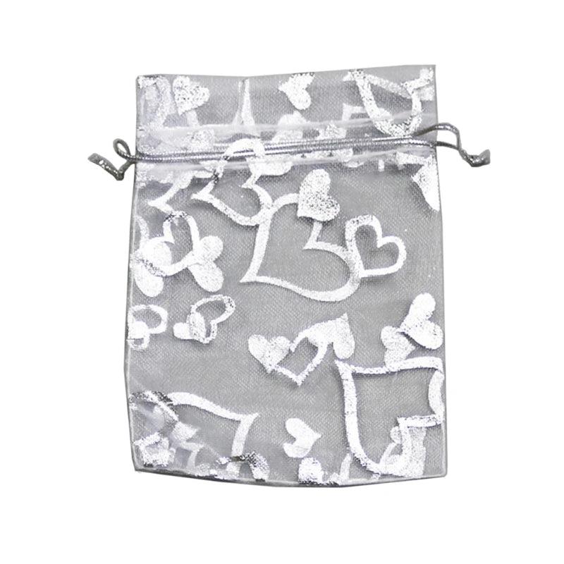 50 Pcs Organza Bag Drawstring Wedding Party Favor Gift Bag