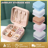 Solid Jewelry Organizer Display Storage Travel Case Holder