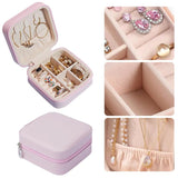 Solid Jewelry Organizer Display Storage Travel Case Holder