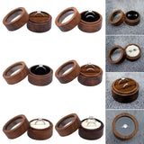 Wooden Love Gift Ring Storage Box Jewelry Box Holder