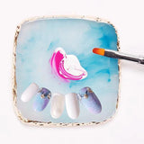 Resin Nail Palette Display Board Square Nail Palette Ring Earrings Tray