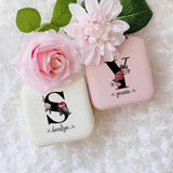 Personalized Initial Jewellery Box for Bridesmaid Proposal