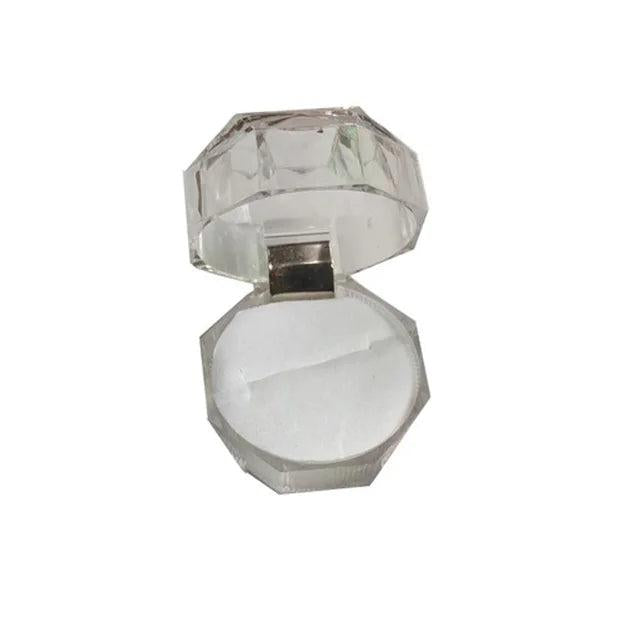 20pcs Acrylic Transparent Jewelry Boxes