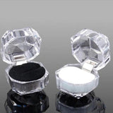 20pcs Acrylic Transparent Jewelry Boxes