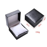 Leather Paper Watch Storage Box with Pillow Chain Jewelry Display