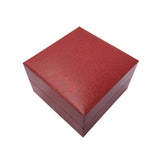 Leather Paper Watch Storage Box with Pillow Chain Jewelry Display