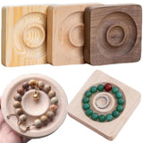 Round Square Jewelry Organizer Bead Display Holder Bracelet Showcase