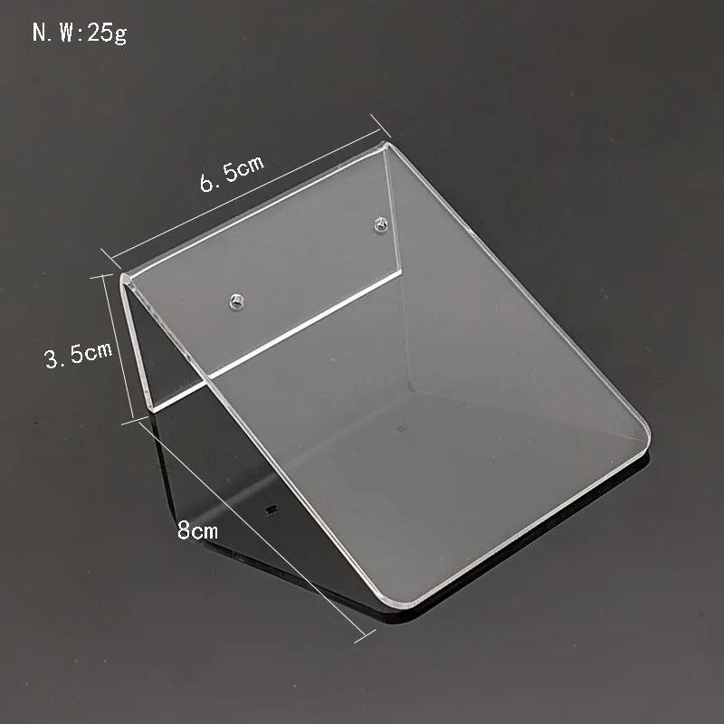 Acrylic Curved Clear Square Jewelry Earrings Studs Display Rack