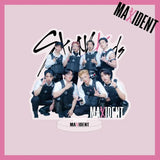 Stray Kids MAXIDENT Album Standing Sign Acrylic Stand Model Desk Decor Fans