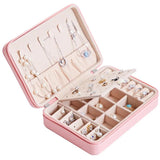 Multy Grids Pu Leather Jewelry Box Earring Display Box Jewelry Organizer