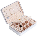 Multy Grids Pu Leather Jewelry Box Earring Display Box Jewelry Organizer