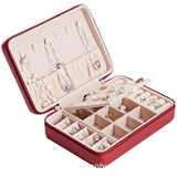 Multy Grids Pu Leather Jewelry Box Earring Display Box Jewelry Organizer