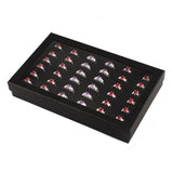 Ring Box Earrings Jewelry Display Holder Organizer Storage Case