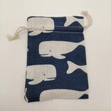 10pcs Pattern Style Jewelry Bags Pouch Drawstring Jute Bag Sack