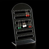Earring Stand Display L-Shape Earring Jewelry Show Plastic Showcase
