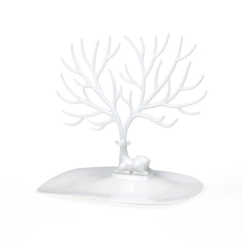 Deer Jewelry Display Tray Tree Storage Organizer