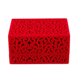 Red Engagement Wedding Jewelry Box Holder Display Gift