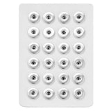 Snap Button Jewelry Leather Display for 24pcs Snap Buttons