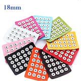 Snap Button Jewelry Leather Display for 24pcs Snap Buttons