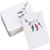 50pcs 7X10cm Jewelry Necklace Earring Holder Cardboard for Display