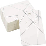 50pcs 7X10cm Jewelry Necklace Earring Holder Cardboard for Display