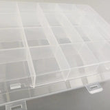 24 Compartment Plastic Storage Box Organizer for Jewelry Beads Accessories