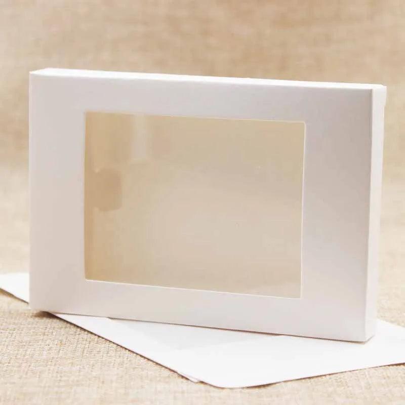 10pcs Wedding Candy Favors Arts&Crafts Box with Clear PVC Window