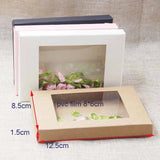 10pcs Wedding Candy Favors Arts&Crafts Box with Clear PVC Window