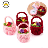 Wedding Anniversary Flower Basket Ring Box