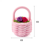 Wedding Anniversary Flower Basket Ring Box