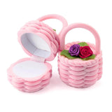 Wedding Anniversary Flower Basket Ring Box