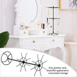 2 Tier Rotating Necklace Holder Bracelet Stand Organizer