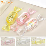 10 Pcs/lot Mini Candy Jewelry Box Transparent Sweet Candy Shaped Portable Boxes