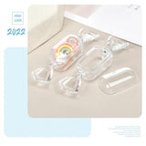 10 Pcs/lot Mini Candy Jewelry Box Transparent Sweet Candy Shaped Portable Boxes