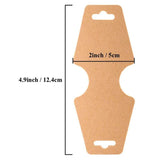 50pcs Necklace Holder Paperboard Display Card for Bracelet Organizer Packaging