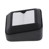 Leather Gem Display Box Storage Case For Gemstones Diamond Jewelry