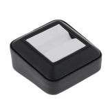 Leather Gem Display Box Storage Case For Gemstones Diamond Jewelry