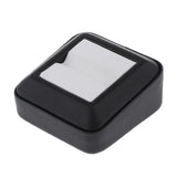 Leather Gem Display Box Storage Case For Gemstones Diamond Jewelry