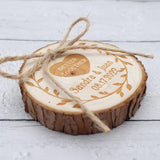Personalized Wooden Ring Box Engraved Wedding Holder