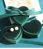 Personalised Velvet Ring Box for Wedding - Mr and Mrs