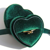 Personalised Velvet Ring Box for Wedding - Mr and Mrs