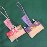 2 Peony Flower Fragrance Bag Brocade Empty Bag Antique Car Pendant Gift Bag