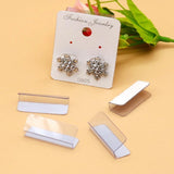 PVC Earring Card Adapter Self-Adhesive Lip Hanger Plastic Display