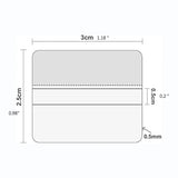 PVC Earring Card Adapter Self-Adhesive Lip Hanger Plastic Display
