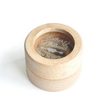 Personalized Wood Wedding Ring Box Engraved Name Date