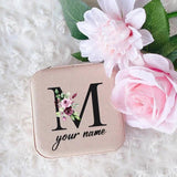 Personalized Name Travel Jewelry Case - Gift for Bridesmaid