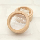 Personalized Wedding Ring Box Wood Ring Bearer Box Wedding Ring Holder